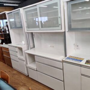 シギヤマ家具工業-SHIGIYAMA-2枚スライド扉キッチンボード-リユース-柏-愛品倶楽部