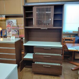 ニトリ-NITORI-2枚スライド扉キッチンボード-ビゼン-120KB-リユース-柏-愛品倶楽部