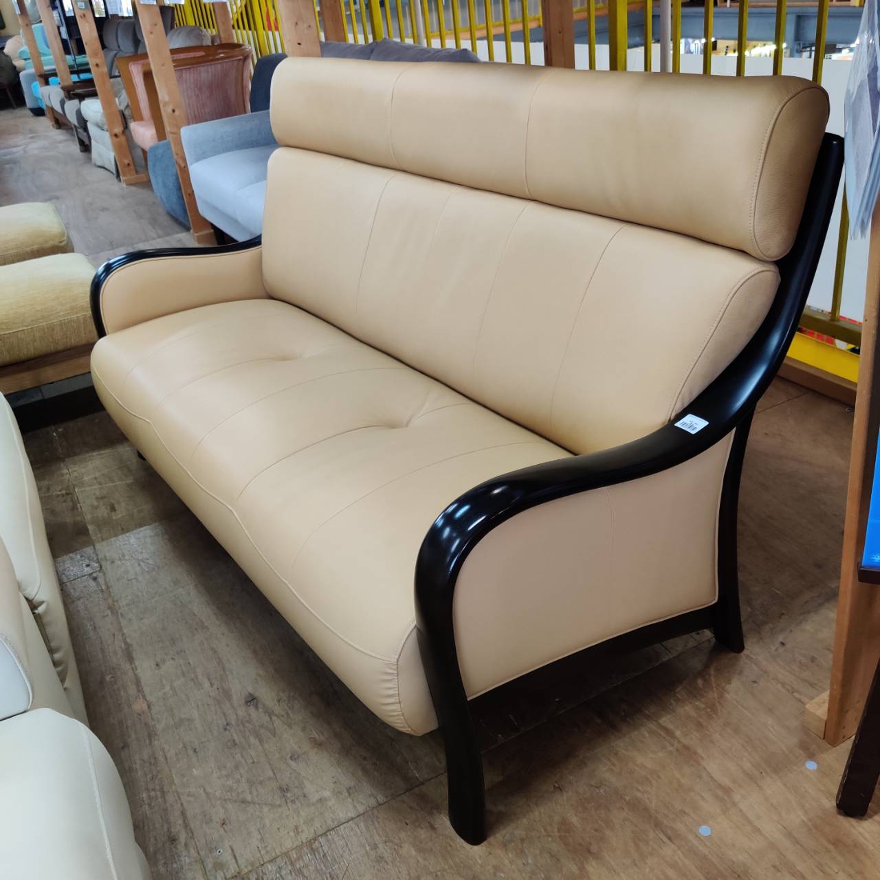 愛品倶楽部柏店】筑波産商 DEBUT 2人掛けソファー エスティック 片肘2 