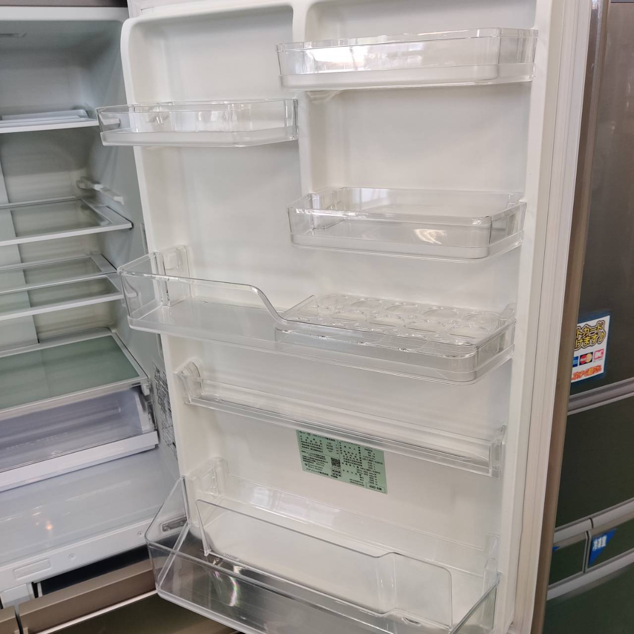 Panasonic 450L 22年製 5ドア冷凍冷蔵庫 NR-E458PX が入荷！｜微凍結 
