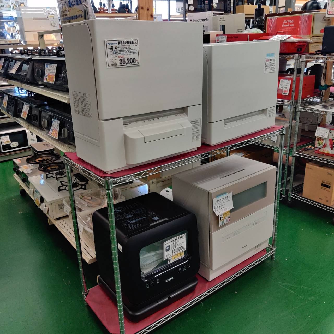 Panasonic 4人分 25年製 食器洗い乾燥機 NP-TSP1-W が入荷！｜工事不要 