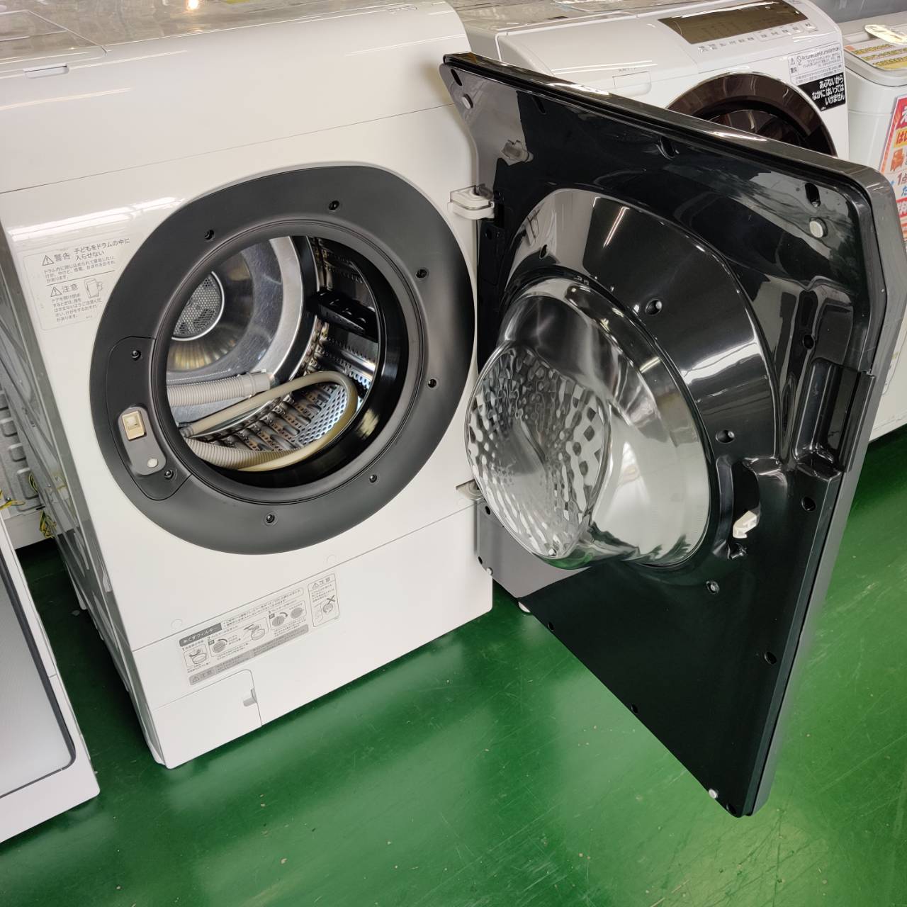 SHARP 11.0kg/6.0kg 22年製 ドラム式洗濯乾燥機 ES-W114-SR が入荷 