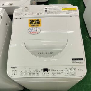 SHARP-シャープ-6.5kg-縦型洗濯乾燥機-ES-TX6H-W-リユース-柏-愛品倶楽部