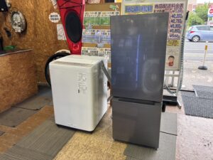 愛品館市原店で買取した冷蔵庫と洗濯機