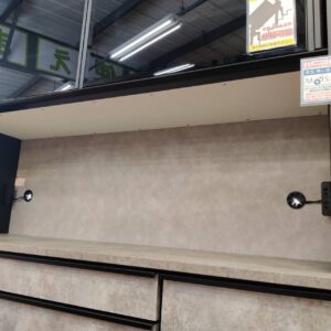 松田家具-2枚スライド扉キッチンボード-1400クレディアレンジ-リユース-柏-愛品倶楽部