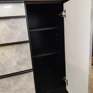 松田家具-2枚スライド扉キッチンボード-1400クレディアレンジ-リユース-柏-愛品倶楽部