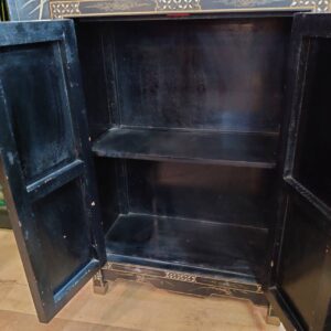 螺鈿＆象嵌細工-2枚観音開きキャビネット-リユース-柏-愛品倶楽部
