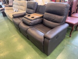 ニトリ｜3人掛電動本革リクライニングソファ｜Nビリーバ 本革買取致し 