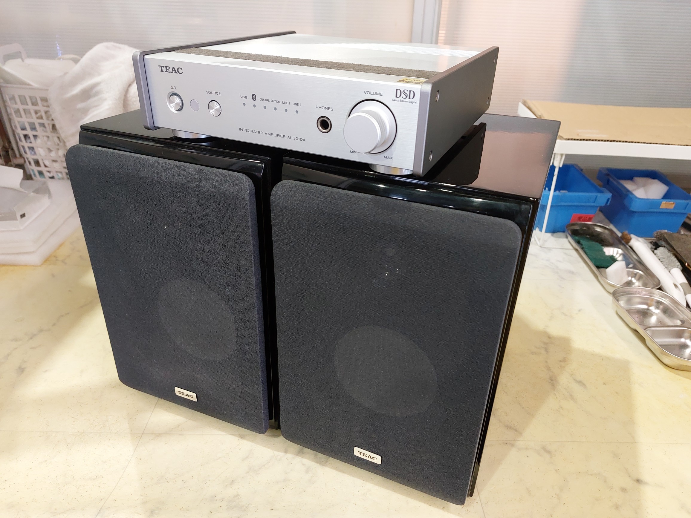 TEAC｜プリメインアンプスピーカーセットで買取致しました