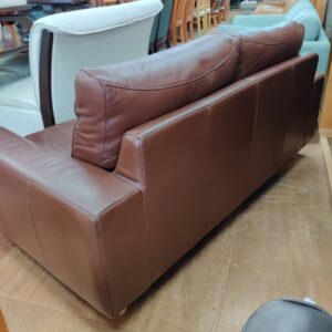 無印良品-MUJI-2人掛け本革ソファ-リユース-柏-愛品倶楽部