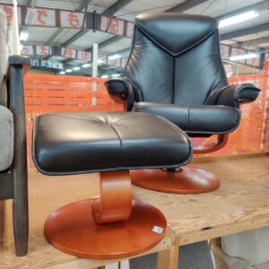関家具-SEKI-本革-リクライナーソファ-オットマン付-Regina-レジーナ-リユース-柏-愛品倶楽部