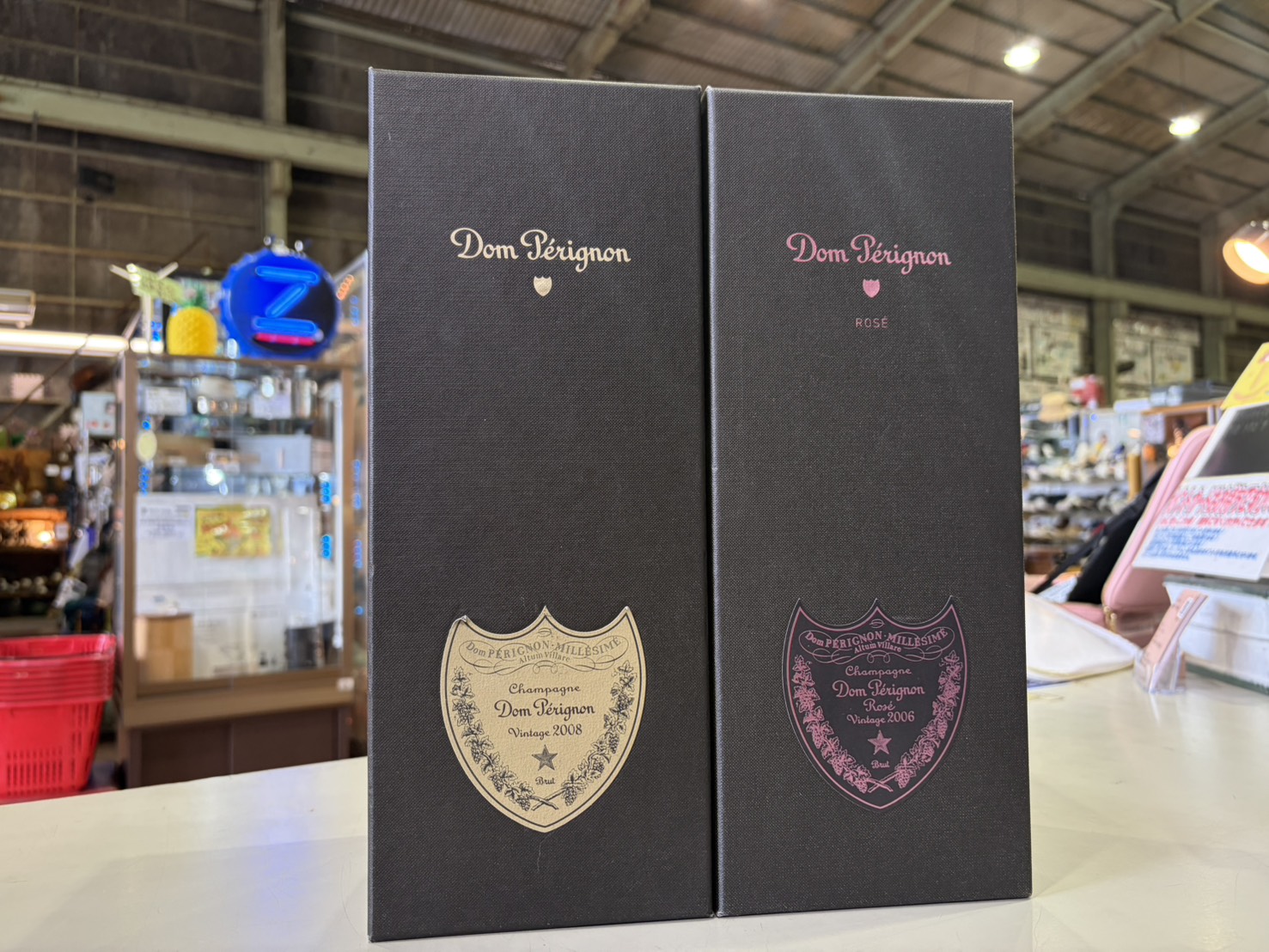 愛品館市原店で買取したドン・ペリニヨン白＆ロゼ