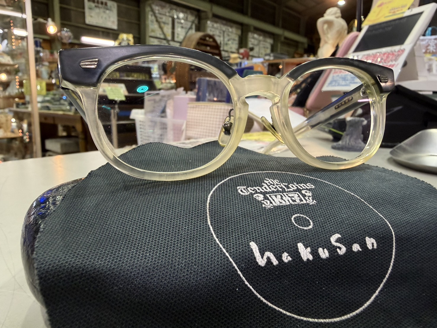 愛品館市原店で買取した白山眼鏡店×テンダーロインコラボ眼鏡