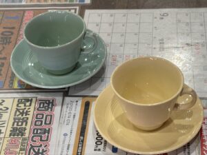愛品館市原店で買取したWOODS WARE　カップアンドソーサー　1960年代　ヴィンテージ食器