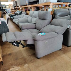 ニトリ-NITORI-布張り2人掛け電動リクライニングソファ-グラゼ（グラッゼ-GY）-リユース-柏-愛品倶楽部