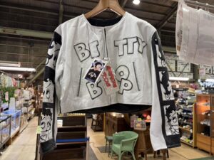 愛品館市原店で買取したベティーブープのライダースジャケット