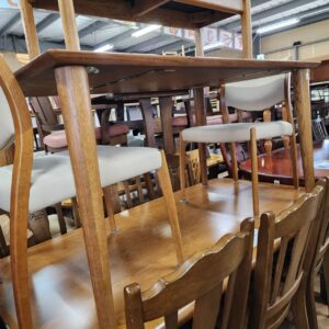 浜本工芸-HAMAMOTO-ベンチダイニング5点セット-リユース-柏-愛品倶楽部