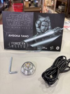 アソーカ・タノ ライトセーバー F9178 説明書・充電ケーブル・付属パーツ