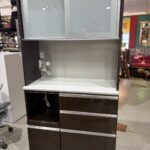 松田家具 リベルテLC モイス ソフトクローズ機能 ガラス引戸 キッチンボード 中古家具 リサイクルショップ愛品館千葉店