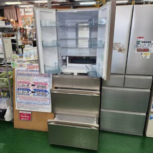 日立-HITACHI-6ドア冷凍冷蔵庫-R-KW57K-リユース-柏-愛品倶楽部